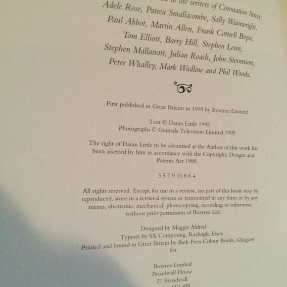 The coronation street story celebrating 35 years of the street by Daran little - Picture 8 of 11